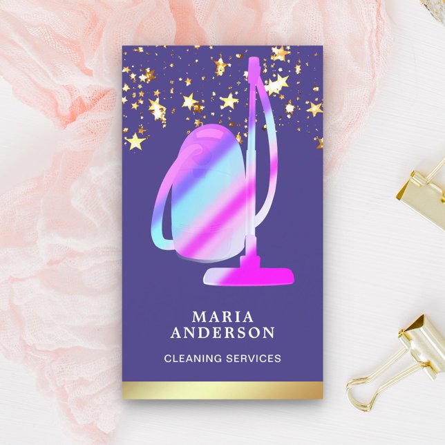 Tarjeta De Visita Servicios de limpieza de limpiabotas de Relieve me (Subido por el creador)