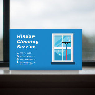 Tarjeta De Visita Servicios de limpieza de ventanas