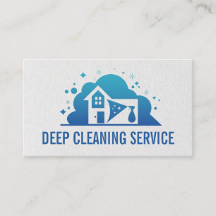 Tarjeta De Visita Servicios de limpieza del hogar   Criada   Servici