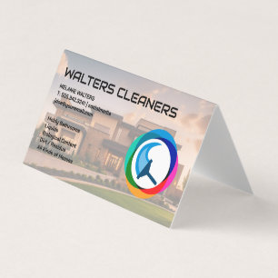 Tarjeta De Visita Servicios de Limpieza del Hogar   Sala de estar de