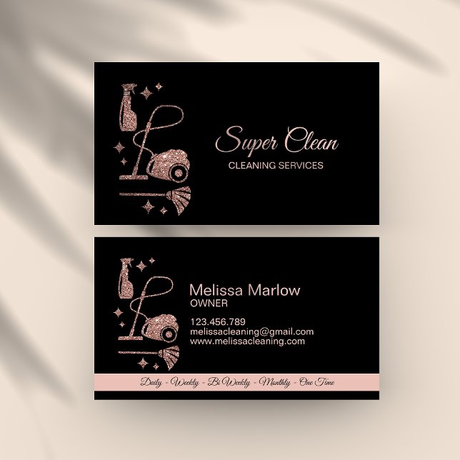 Tarjeta De Visita Servicios de limpieza profesional de la casa (Subido por el creador)