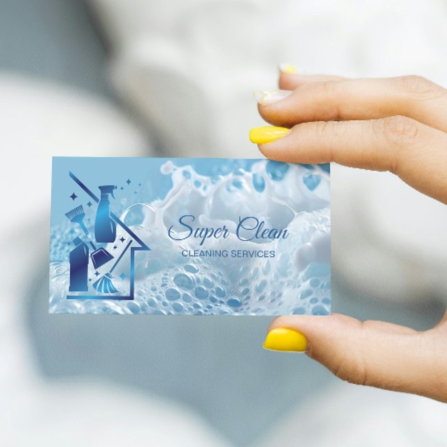 Tarjeta De Visita Servicios de limpieza profesional de la Casa de Li (Subido por el creador)