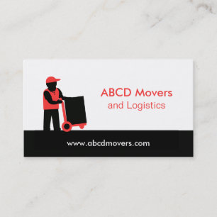 Tarjeta De Visita Servicios de Logística de Entrega de Mudanzas Mode