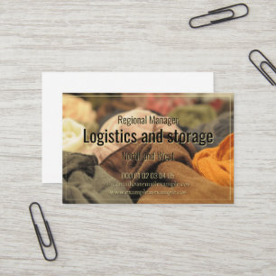 Tarjeta De Visita Servicios de logística y almacenamiento