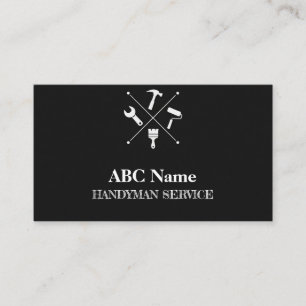 Tarjeta De Visita servicios de mano de obra para mejoras y reparacio