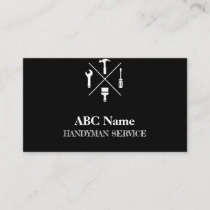 Tarjeta De Visita servicios de mano de obra para mejoras y reparacio