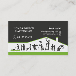 Tarjeta De Visita Servicios de mantenimiento del hogar, arreglos gen