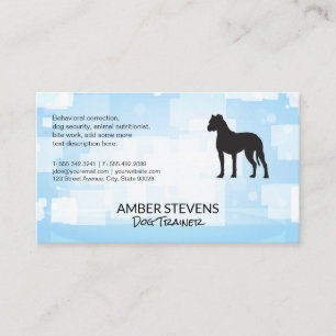 Tarjeta De Visita Servicios de mascota Formación Groomer