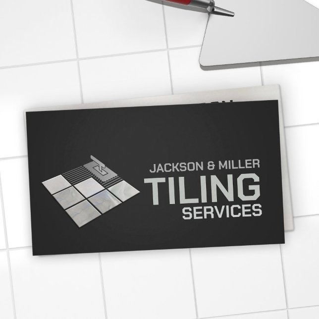 Tarjeta De Visita Servicios de mosaico - Capa de mosaico (Subido por el creador)