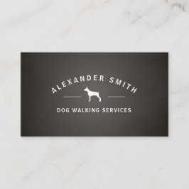 Tarjeta De Visita Servicios de paseos por perros