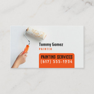 Tarjeta De Visita Servicios de pintura   Pintores