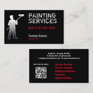 Tarjeta De Visita Servicios de pintura Profesional