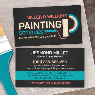 Tarjeta De Visita Servicios de pintura profesional - Autobús House P