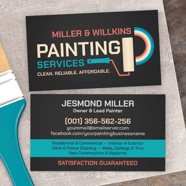 Tarjeta De Visita Servicios de pintura profesional - Autobús House P (Subido por el creador)