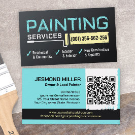 Tarjeta De Visita Servicios de pintura profesional - House Painter