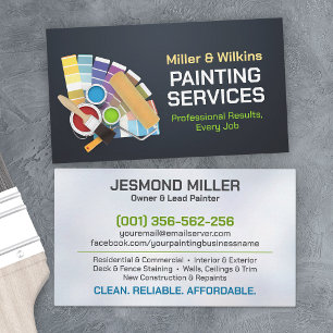 Tarjeta De Visita Servicios de pintura profesional - House Painter