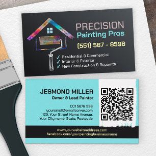 Tarjeta De Visita Servicios de pintura profesional - House Painter