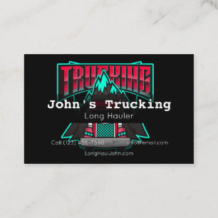 Tarjeta De Visita Servicios de publicidad de empresas de transporte 