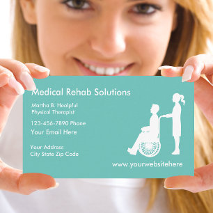 Tarjeta De Visita Servicios de rehabilitación médica