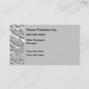 Tarjeta De Visita Servicios De Renovación Y Remodelación Doméstic