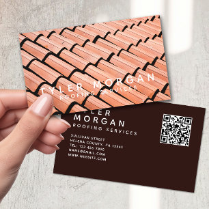 Tarjeta De Visita Servicios de revestimiento de código QR