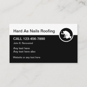 Tarjeta De Visita Servicios de Roofing Profesionales