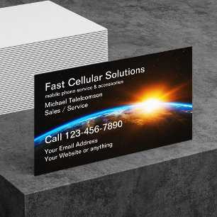 Tarjeta De Visita Servicios de Telecomunicaciones Tecnología