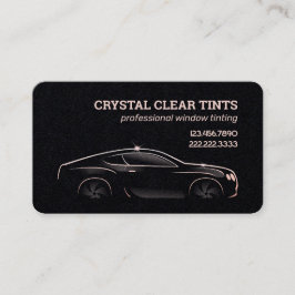 Tarjeta De Visita Servicios de tintado de ventanas de coches