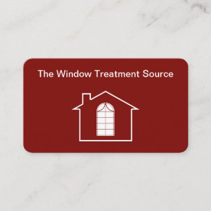 Tarjeta De Visita Servicios de tratamiento de ventanas