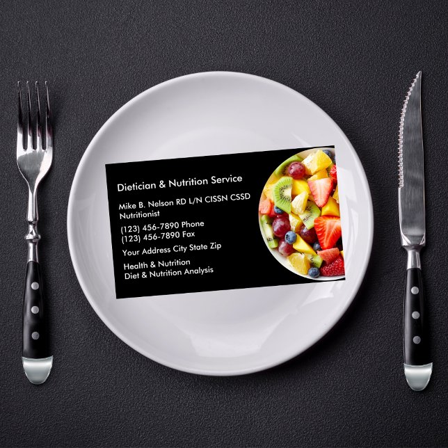 Tarjeta De Visita Servicios Dietistas Y Nutricionales (Subido por el creador)