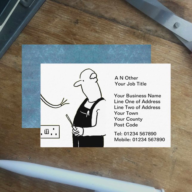 Tarjeta De Visita Servicios eléctricos (Subido por el creador)