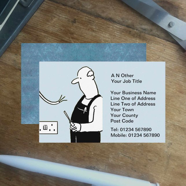 Tarjeta De Visita Servicios eléctricos (Subido por el creador)