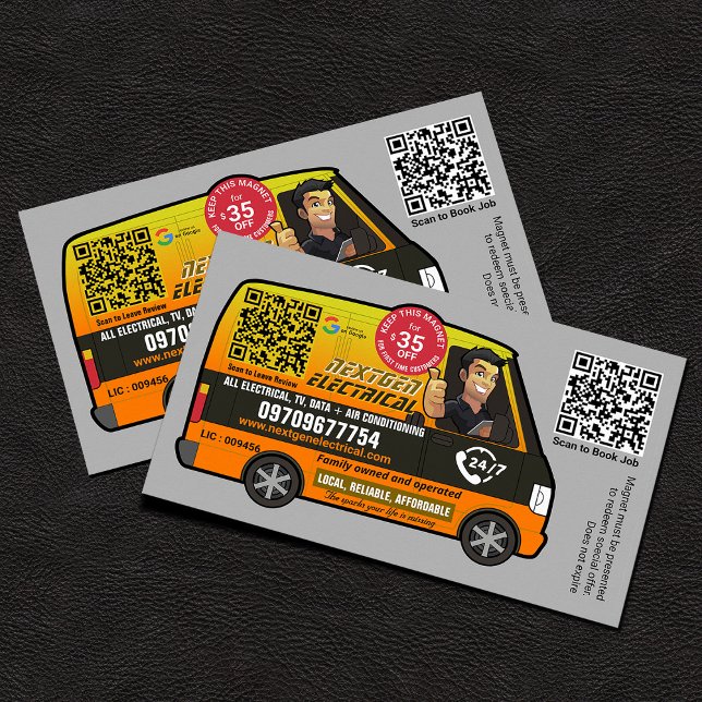 Tarjeta De Visita Servicios eléctricos, servicios de fontanería (Subido por el creador)