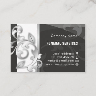 Tarjeta De Visita Servicios funerarios