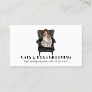 Tarjeta De Visita Servicios Holísticos de Spa para Mascotas