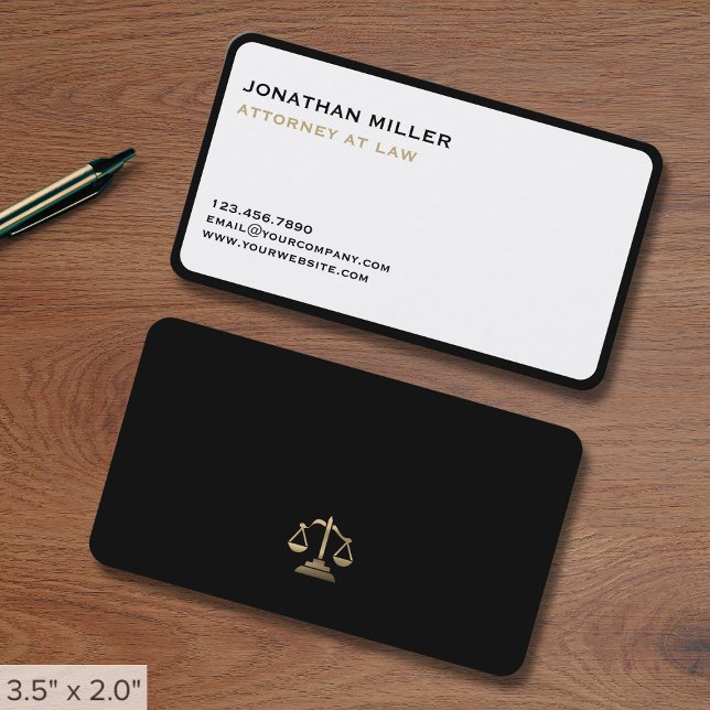 Tarjeta De Visita Servicios legales de abogados (Subido por el creador)