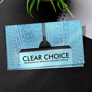 Tarjeta De Visita Servicios mínimos de limpieza de ventanas de Guay