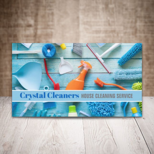 Tarjeta De Visita Servicios modernos de asistencia médica (Modern Maid Services Housekeeper Housekeeping Business Card)