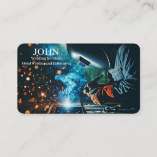Tarjeta De Visita Servicios Modernos de Soldadura Profesional - Sold
