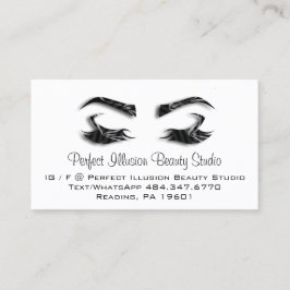 Tarjeta De Visita Servicios Perfectos De Beauty Studio Encendido