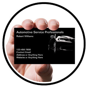 Tarjeta De Visita Servicios profesionales automotrices