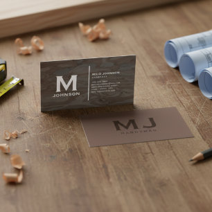 Tarjeta De Visita Servicios Profesionales de Mano de Obra Branding