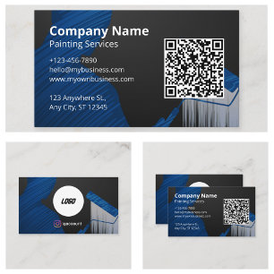Tarjeta De Visita Servicios Profesionales de Pintura