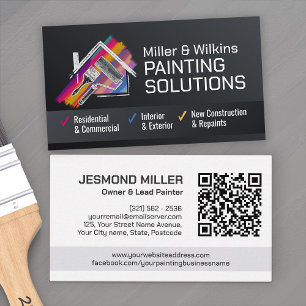 Tarjeta De Visita Servicios Profesionales de Pintura - Pintor de Cas