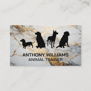 Tarjeta De Visita Sesión de perros Entrenador de animales