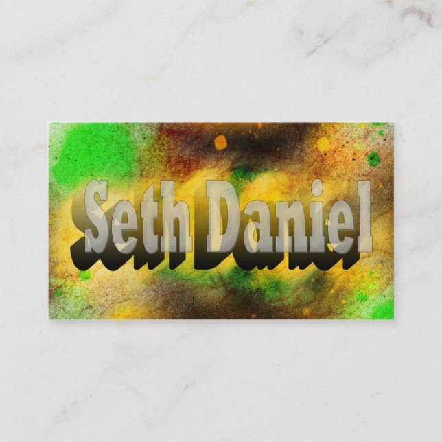 Tarjeta De Visita sethbusinesscard (Anverso)