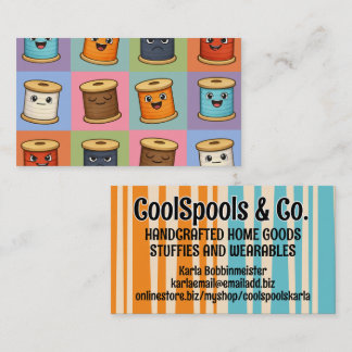 Tarjeta De Visita Sewing quilter quilter seamstress thread spools