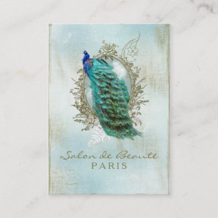Tarjeta De Visita Shaboise Turquis Peacock