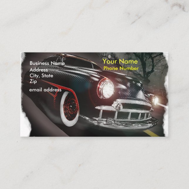 Tarjeta De Visita Shakedown (Anverso)