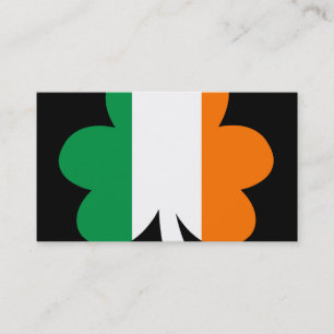 Tarjeta De Visita Shamrock de tres colores